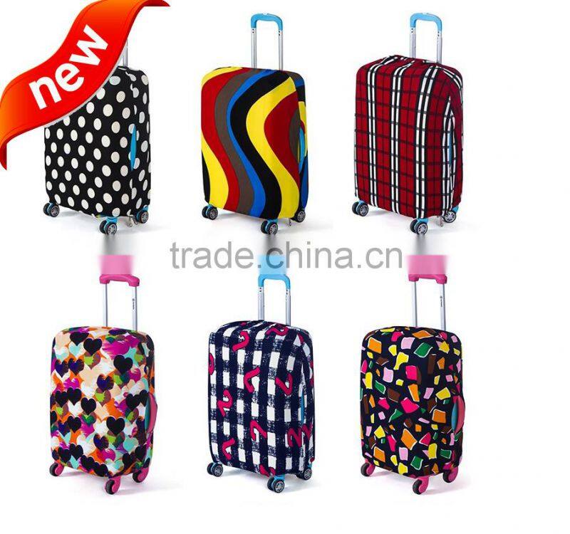 new products high level sublimation printing waterproof elastic luggage cover