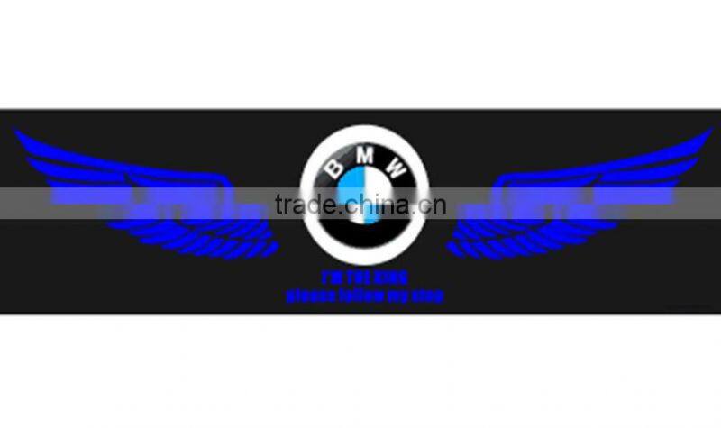 Electroluminescent illuminated car equalizer 4D Car Carbon Fiber Vinyl Film El Flashing Car Sticker for Dacing