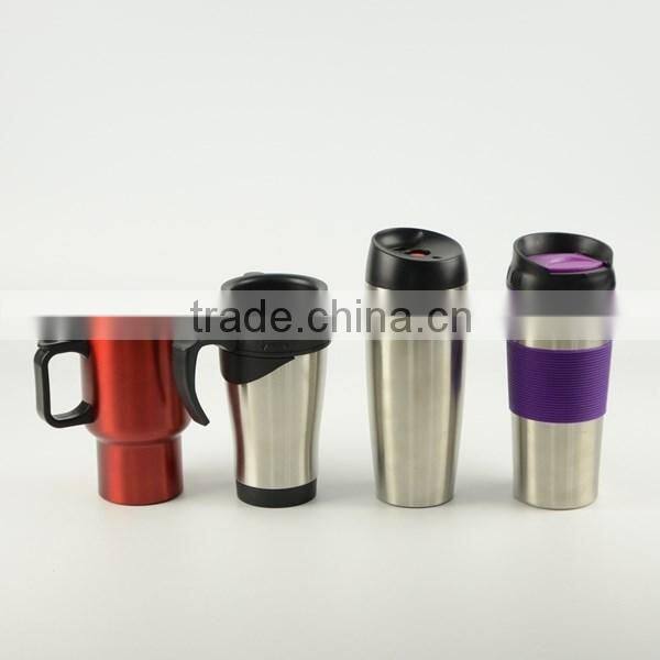 manufacture coffee 450ml stainless steel travel mug