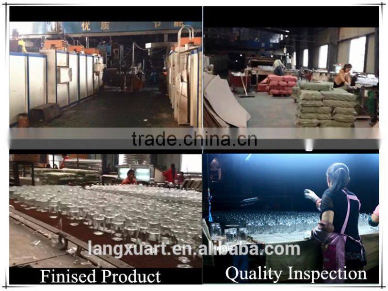 Wholesale new dinnerware crystal glass punch bowl