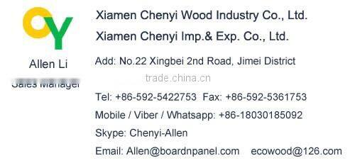 price of double sided melamine laminated birch / poplar / eucalyptus plywood