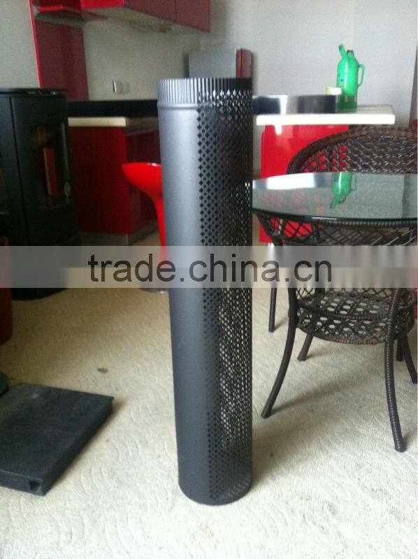 CE and painting galvanized chimney pipe single wall chimney pipe for wood burning stove