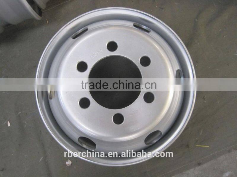 Tubeless Truck steel wheel rim for tyre8R19.5