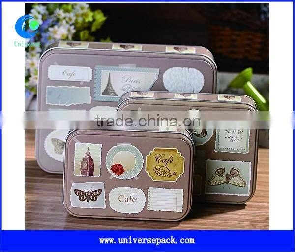 Custom Nice Personal Printing Iron Box Design Boxes Made In China