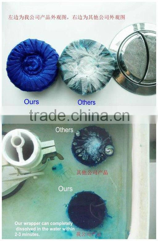 Continuous Fragrant Foam Rich Hotel Article Blue & Bleach Toilet Tablet For Toilets In Japan Without Any Causticity Or Toxicity