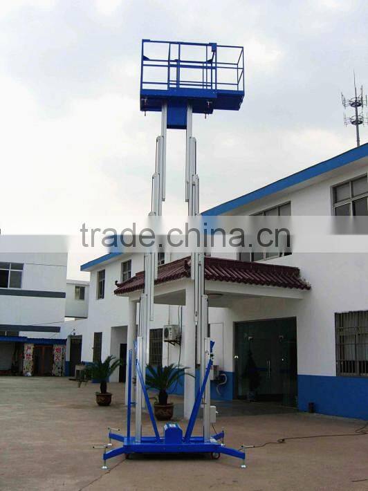 12m aluminium hydraulic alloy lifting platforms