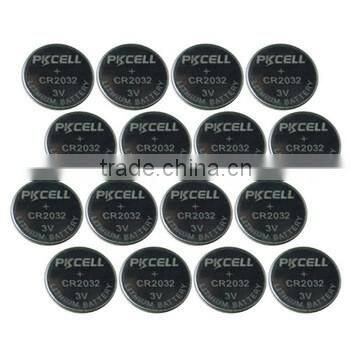 PKCELL cr2032 lithium battery 3v dry button cell battery lithium battery cr2032