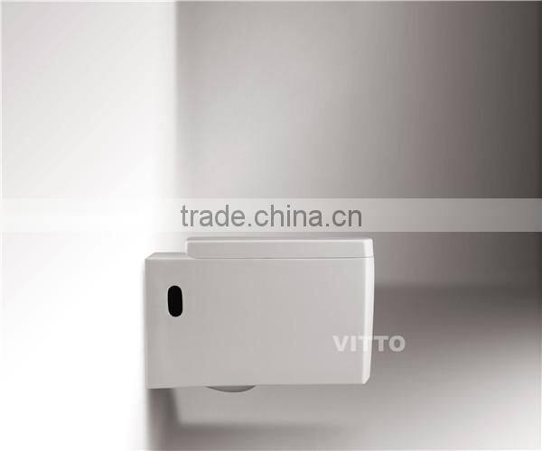 good quality European standard ceramic wall hung rectangle toilet