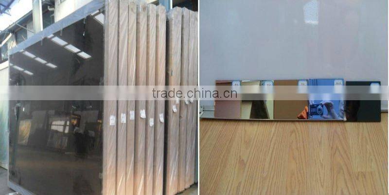 color mirror grey bronze glass mirror factory price wholesale