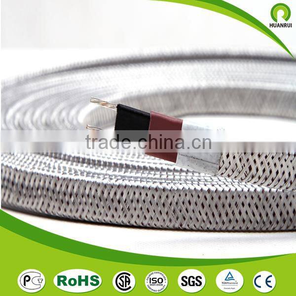 CE EAC certified two conductor self regulating carbon fiber heating cable