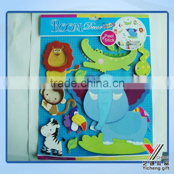 2014 Hot 3d handmade sticker handcraft sticker