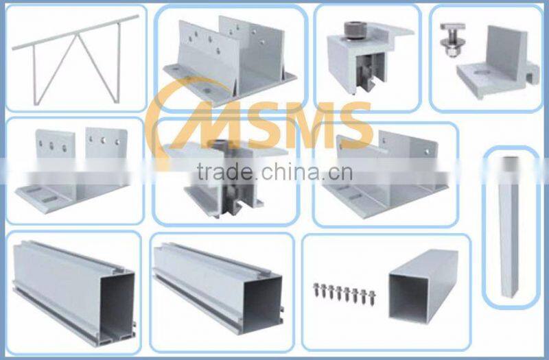 Easy installation aluminum solar panel mounting structure