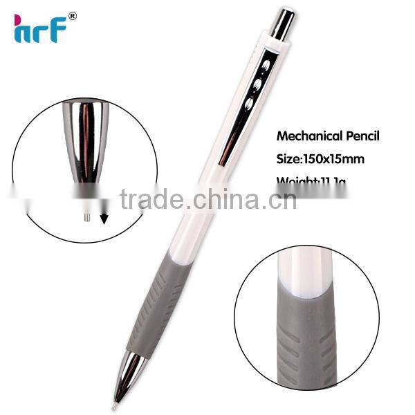 HR-Y390 Elegant white mechanical pencil with metal clip