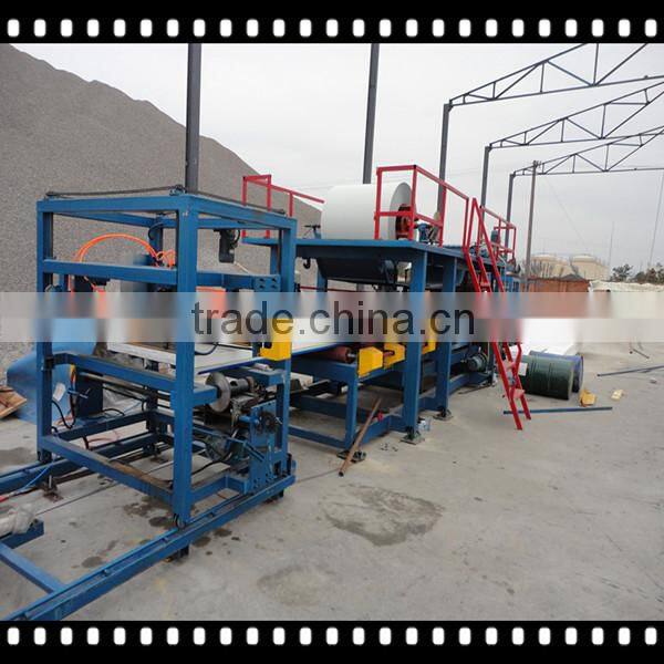 Rockwool Fireproof Sandwich Panel Production Line With 80mm-150mm Thickness