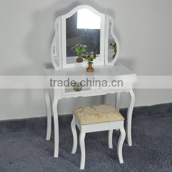 British modern wood dressing table designs for bedroom