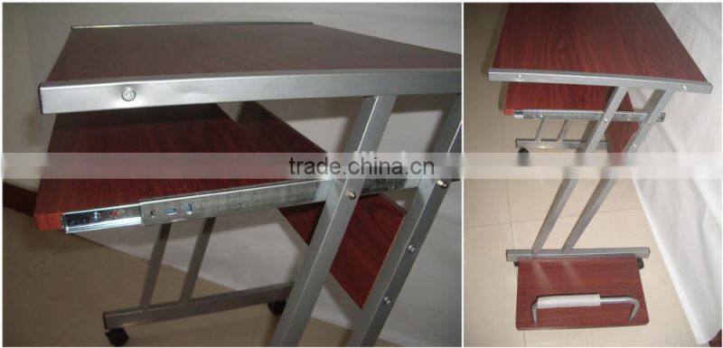 GX-106 cheap computer table with wheels