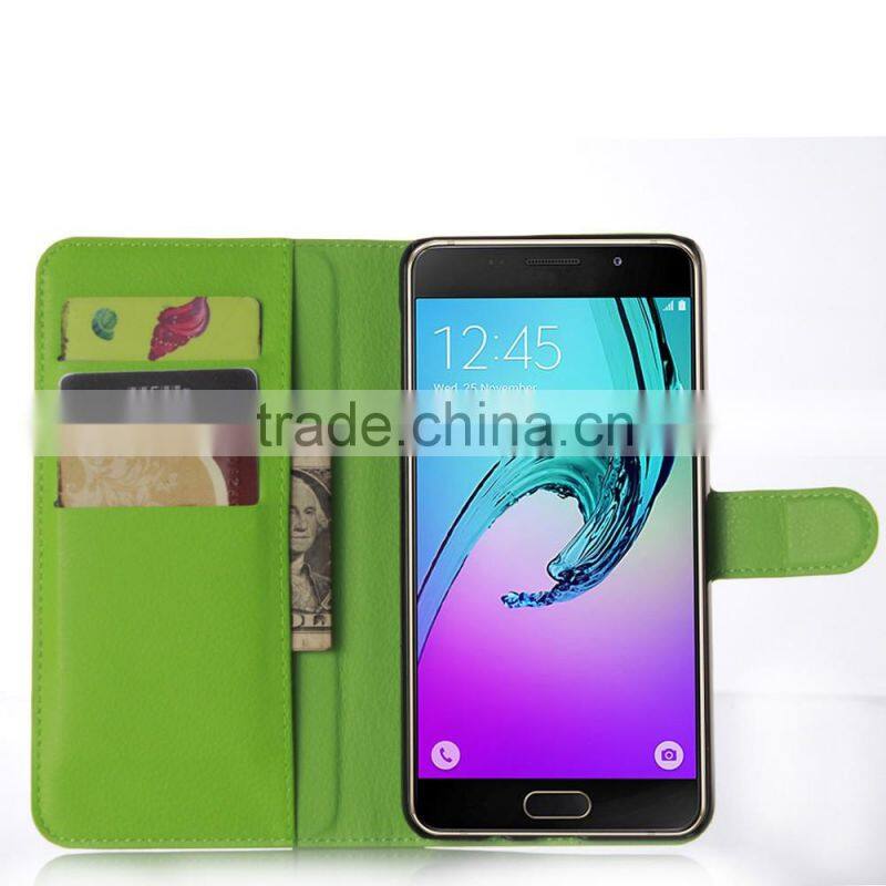 High Quality Leather Holster Card Wallet Folio Stand Flip Case Cover for Samsung GALAXY A9