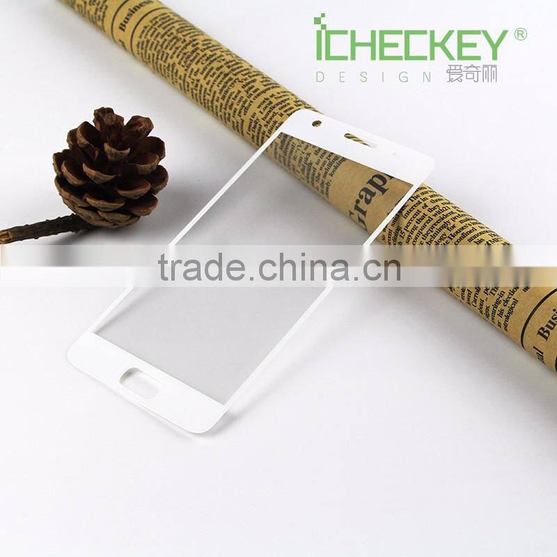 0.33mm full cover 2.5D Silk printing color tempered glass screen protector for Lenovo ZUK Z2