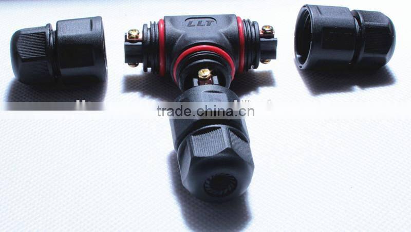 LLT easy to install waterproof T connector field assembly T connector