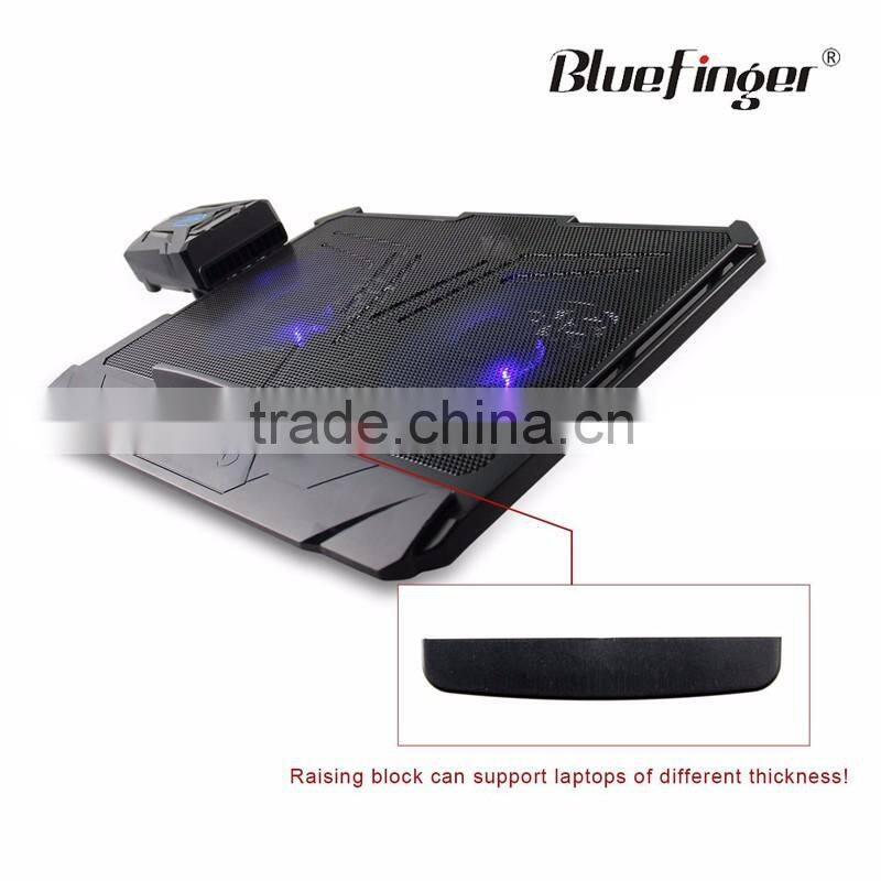 Shenzhen Factory LED laptop cooler with cooling pad