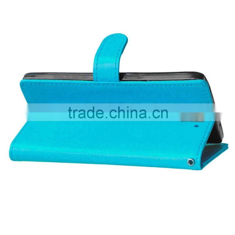 Cell Phone PU Leather Flip Card-slot Case for OnePlus 1