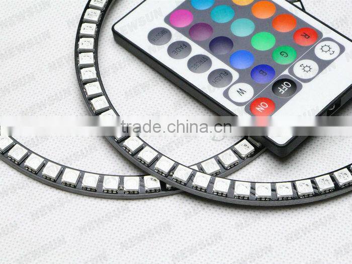 35w RGB 5050 SMD led angel eyes for bmw e46 non-projector with remote controller
