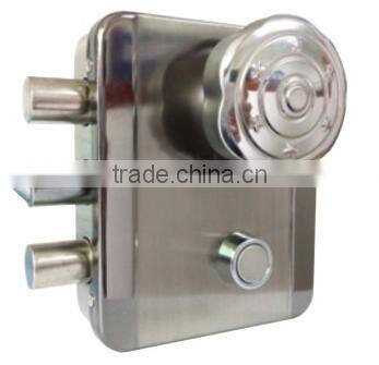 best price easy install Smart electric rim lock With management card