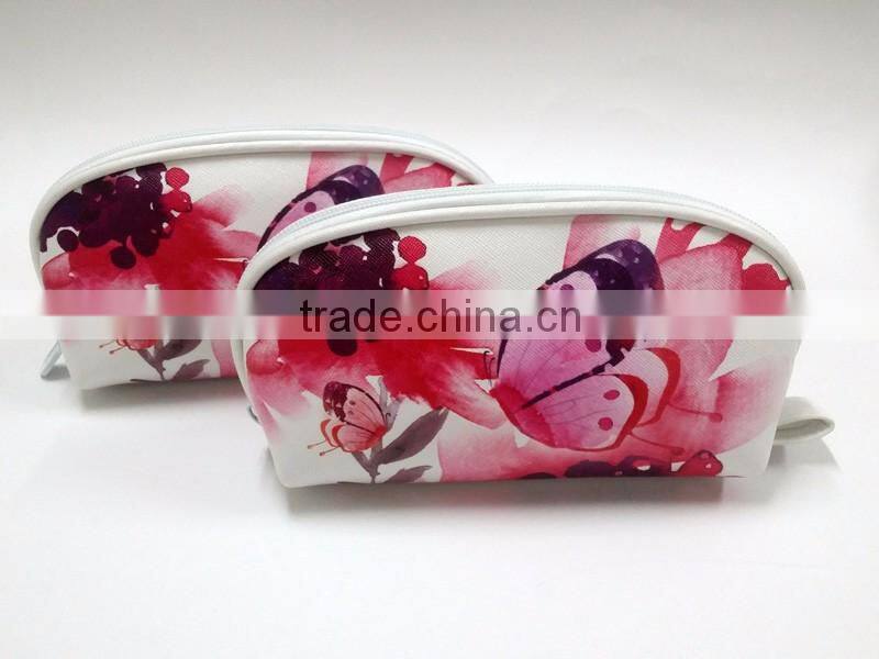 handmade waterproof wholesale pu cosmetic bag