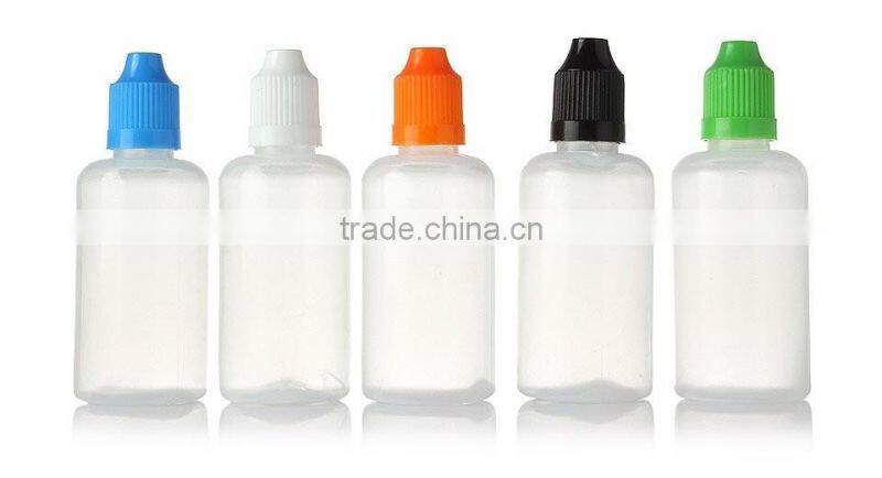 plastic clear PET 20ml 10ml e liquid dropper bottle