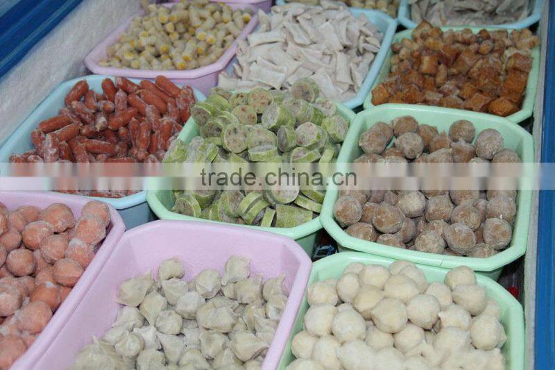 Automatic frozen chicken feet packing machine, frozen fish