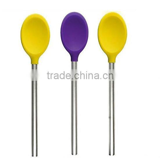 Fei aoda Technology Food Grade Coffee tools coffee silicone 3pcs spoons