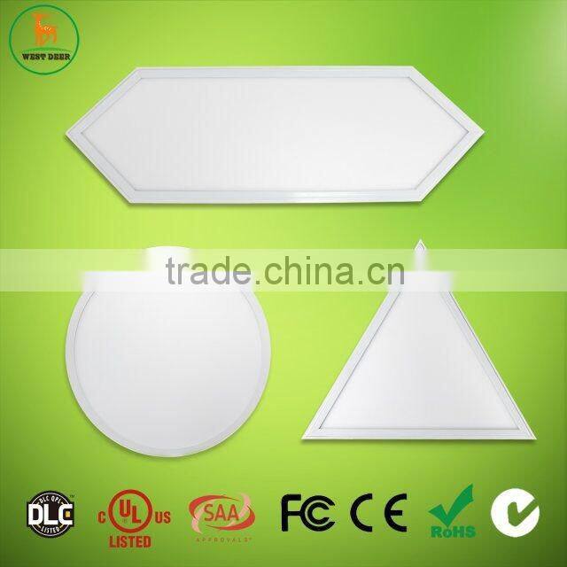Alibaba dlc listed led lighting ultra thin Square led flat panel light with 5 years warranty