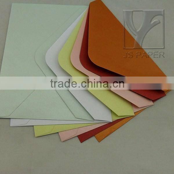 Colored Square Pearl Paper Invitation Envelopes