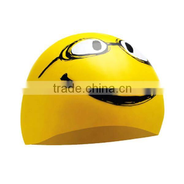 Hot selling Custom Eco-friendly Silicone Waterproof Swimming Cap