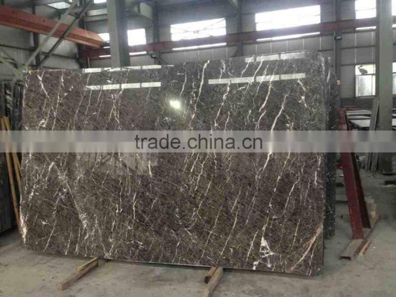 36x36 polished black marble tile with white veins on sale