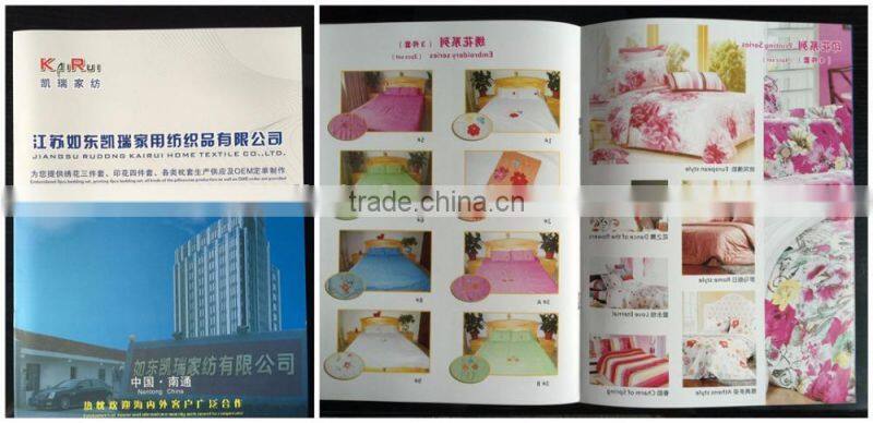 2015 Wholesale hand painted cotton/poly Bed Sheets 3D Reactive Printed Duvet Cover Set from pakistan