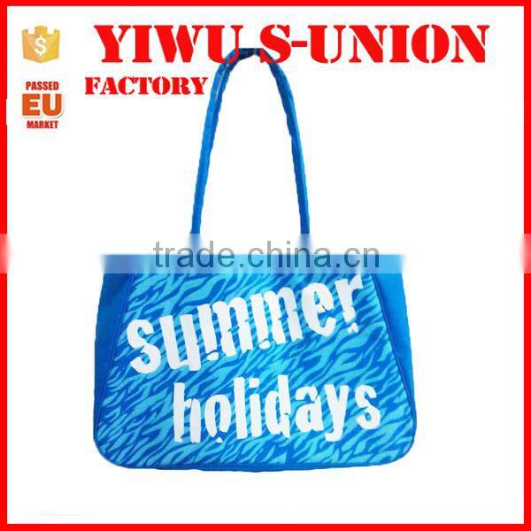 Fashion summer holiday lady handbag beach bag 2015,beach tote bag