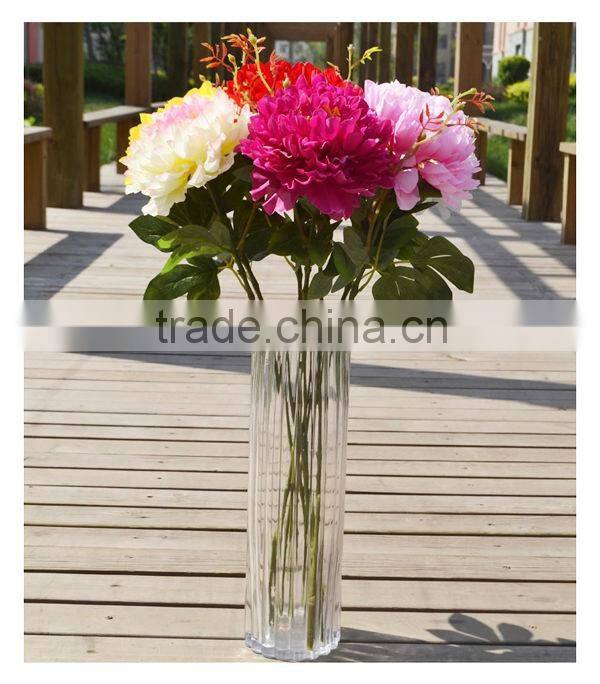 Wholesale modern real touch artificial peony flower/real touch peony flower