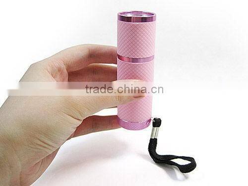 mini led light torch 9 led plastic torch