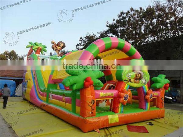 inflatable castle fun city, inflatable fun city aircraft castle