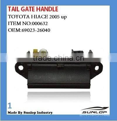 toyota hiace tail gate handle for hiace commuter 69023-26040