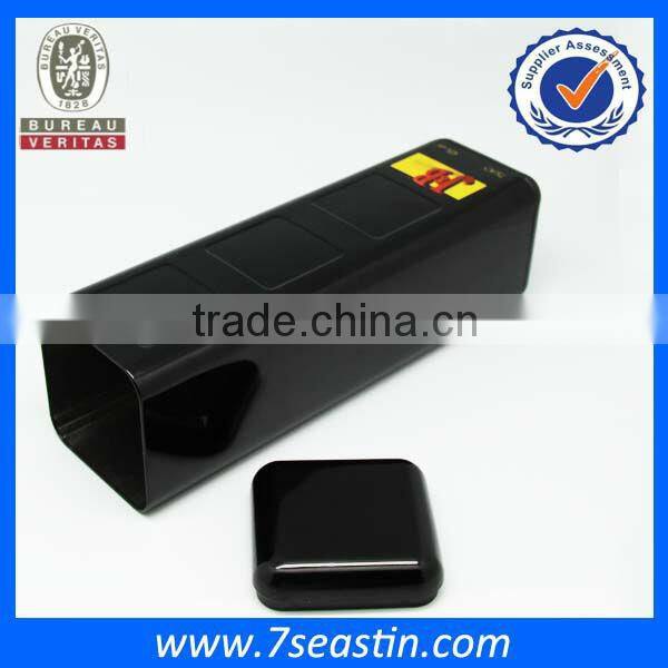 square black box for wine packing