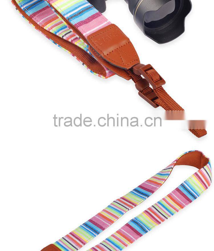 Factory supply LYNCA LYN series multicolored camera shoulder strap for dslr micro camera