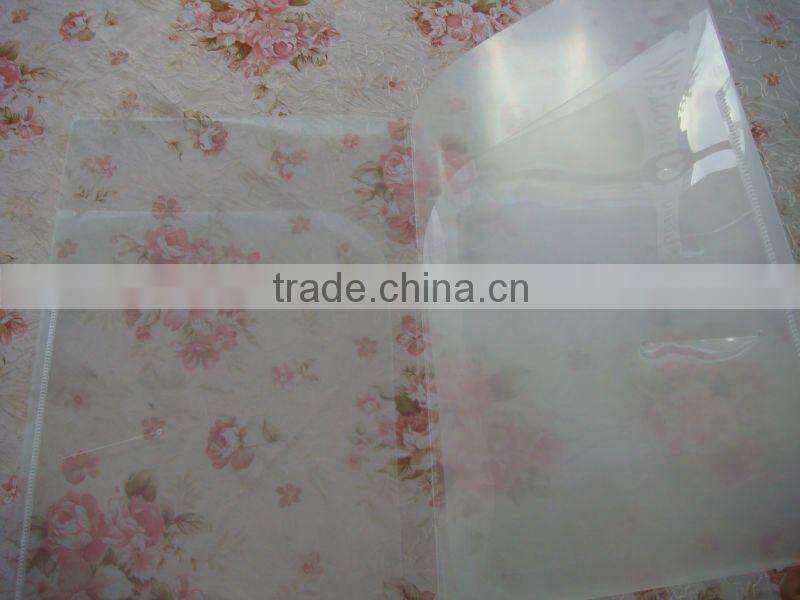 Clear File Folder with Pockets Inside