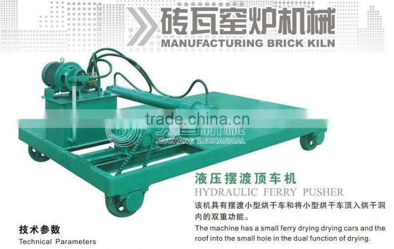 hydraulic ferry pusher in brick factory