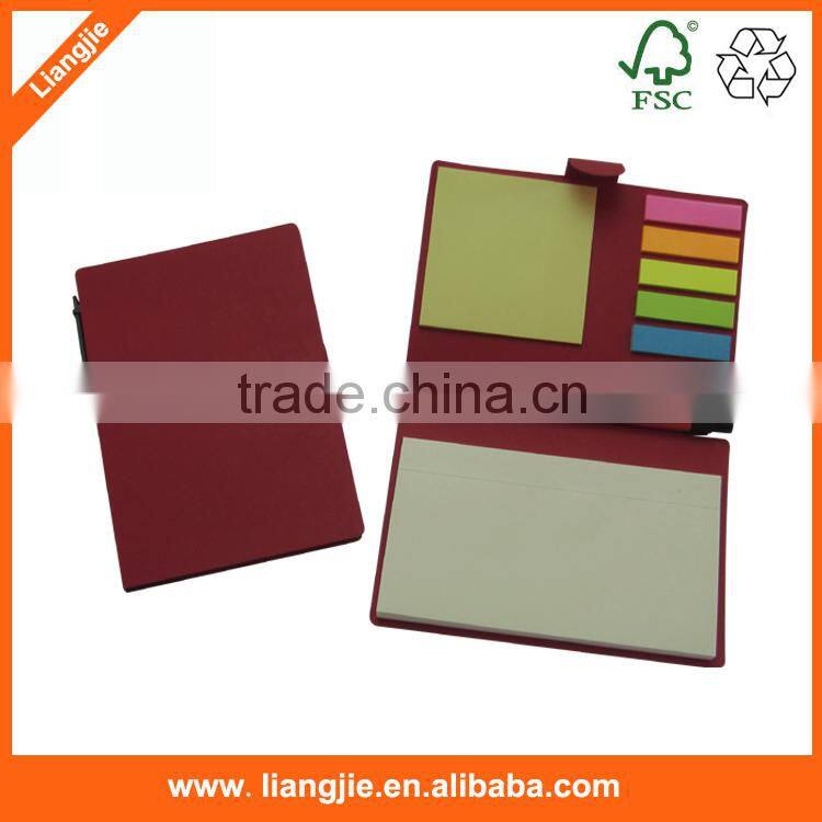 Sticky memo notepad Heart shaped pocket memo pad