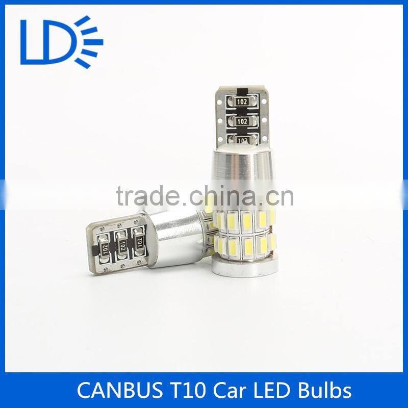 3W T10 car lamp 3014 30SMD 12V Canbus Car Light