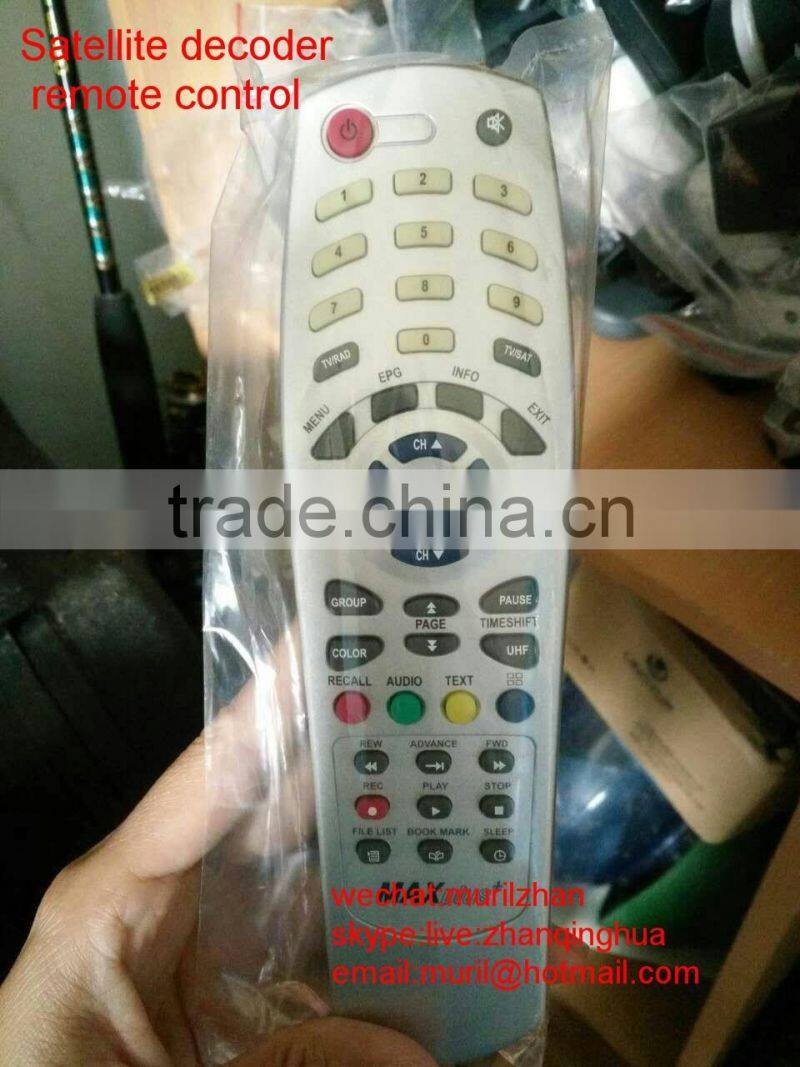 High Quality Black 55 keys MAXplus remote control for Integrated Receiver Decoder