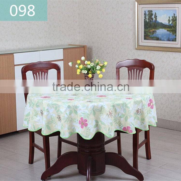 factory direct sale pretty printed table cloth pvc table cloth /plastic table cloth