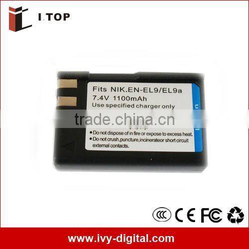 replacement for Nikon EN-EL9/9A